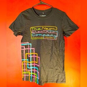 The Neon Electric Company Cotton Tee Shirt Small Black
